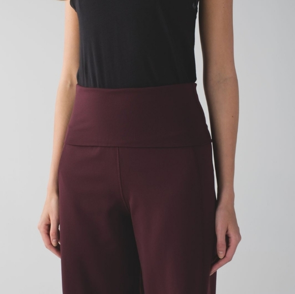 Lululemon Stillness Pant in Bordeaux Drama - Picture 4 of 16